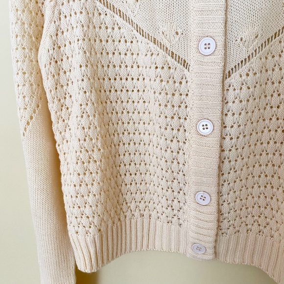 70/21 Hollow Out Cardigan Size S - Picture 4 of 8